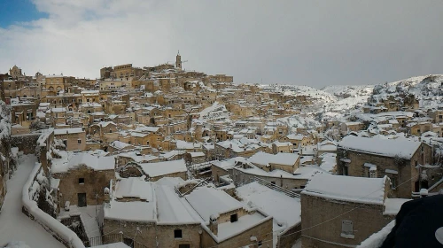 Torna la neve a Matera, ma quando? Cosa succede dal 31 in poi